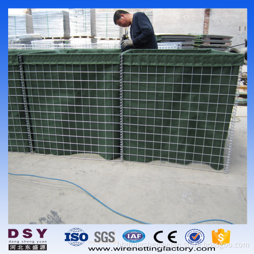 Hot dip galvanized hesco mil10